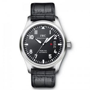 This replica IWC watch perfectly deduced the essence of the traditional pilot watches.