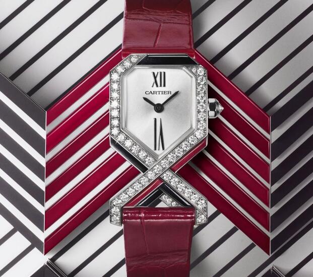 This new Cartier is very distinctive which has been designed with the unique shape and lines.